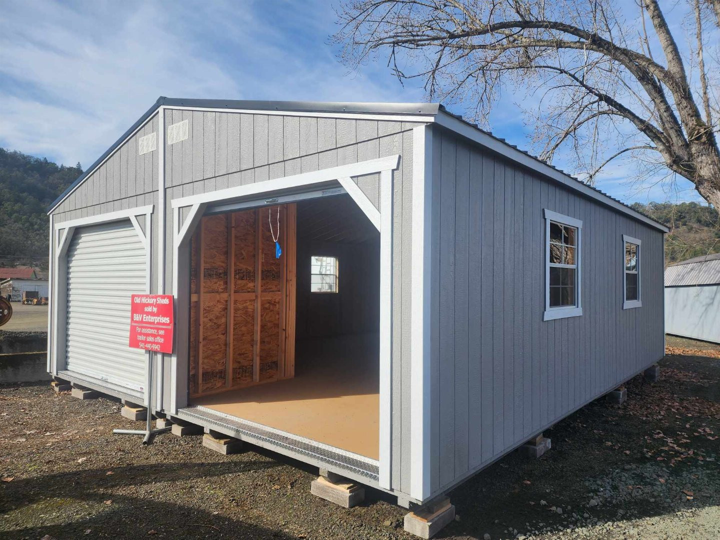 New 2025 Old Hickory DOUBLE WIDE Garage / Carport CUSTOM ORDER ONLY BUILDING