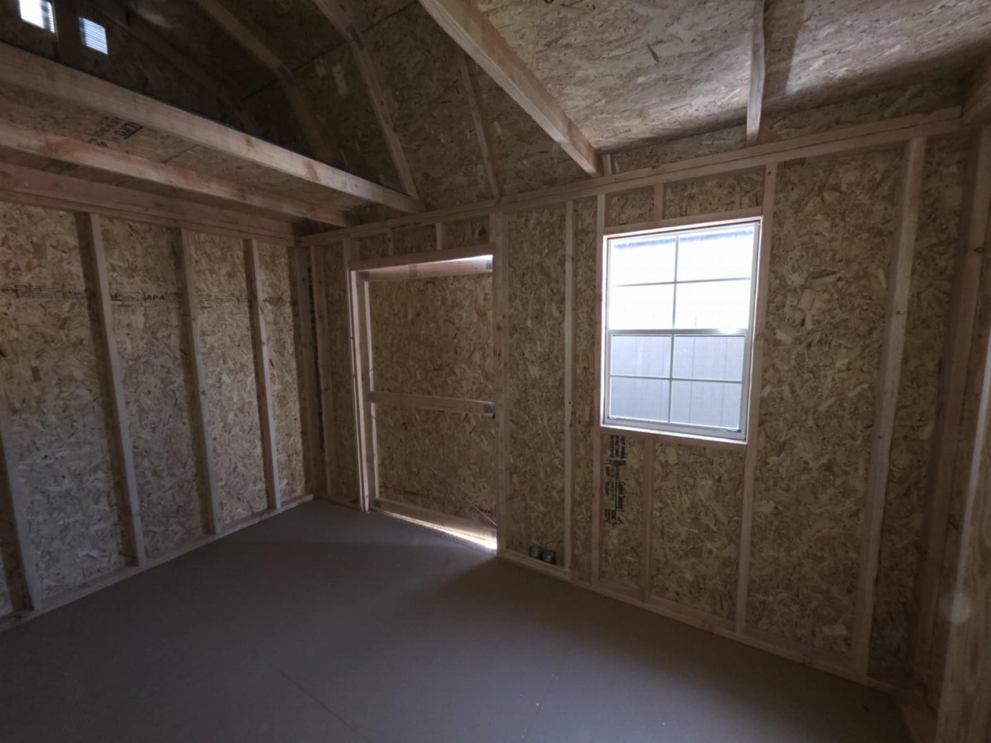 New 2025 OLD HICKORY 8x12 WSLBX LOFTED BARN SHED