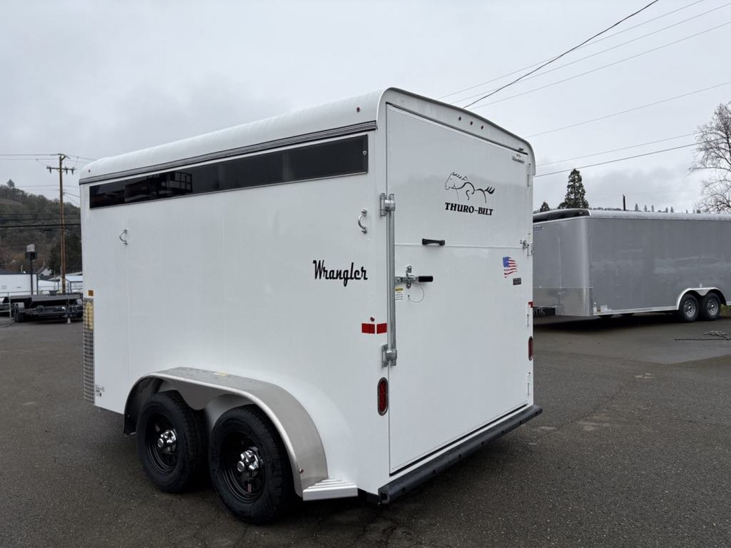 New 2025 Thuro-Bilt Wrangler 2-H Slant Horse Trailer