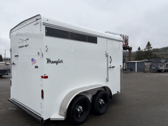 New 2025 Thuro-Bilt Wrangler 2-H Slant Horse Trailer
