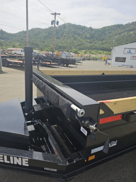 New 2025 Baseline DIAMOND C HDU208 16000 82" X 14' Dump Trailer ONYX BLACK