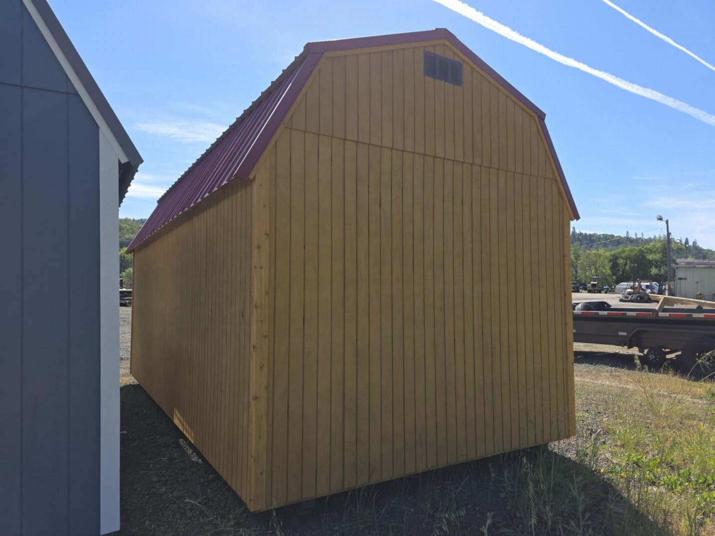 New 2025 OLD HICKORY STAINED 10X20 LOFTED BARN STORAGE SHED