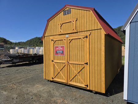 New 2025 OLD HICKORY STAINED 10X20 LOFTED BARN STORAGE SHED