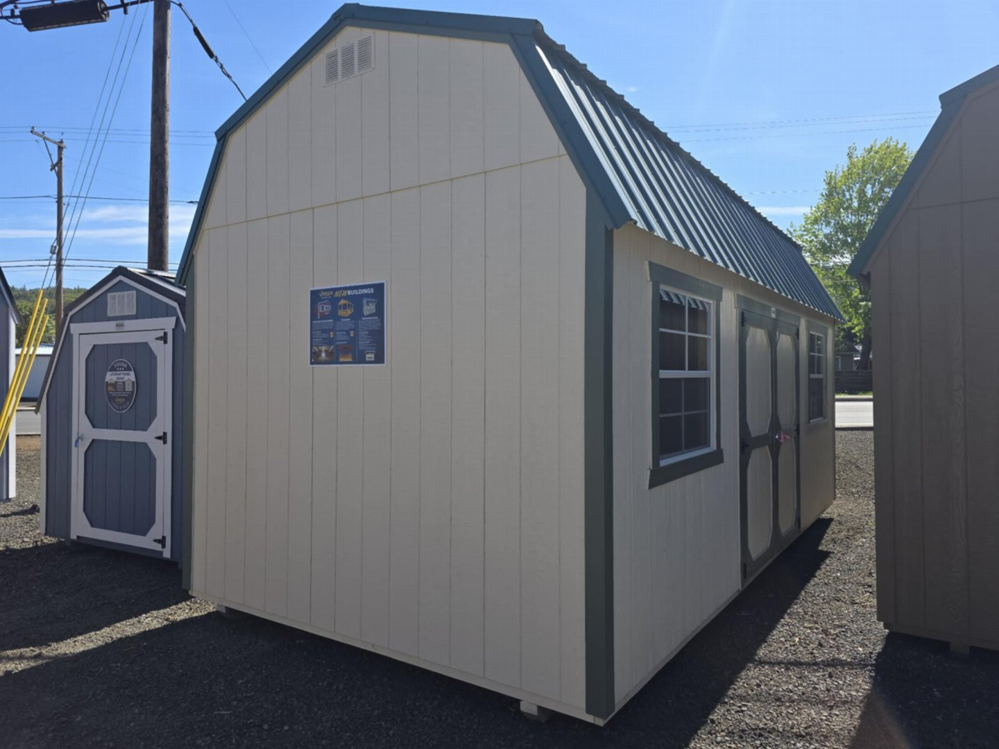 New 2025 OLD HICKORY 10x20 WSLBX LOFTED BARN MAN CAVE SHE SHED