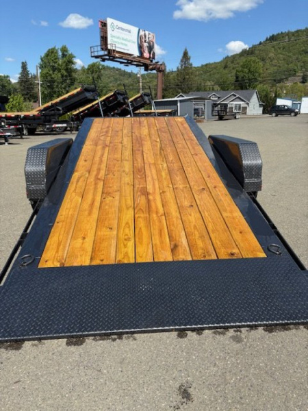 New 2025 HTL208 BASELINE Diamond C Trailers 82" X 22' SPLIT-TILT 16000 Equipment Trailer GRAY