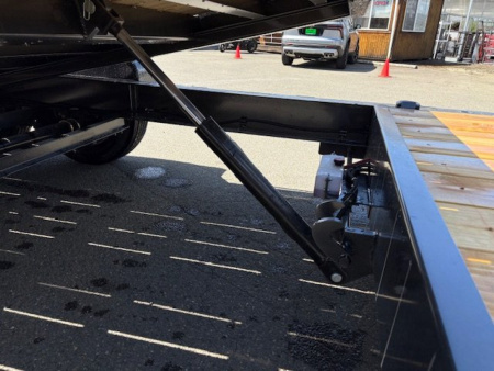 New 2025 HTL208 BASELINE Diamond C Trailers 82" X 22' SPLIT-TILT 16000 Equipment Trailer GRAY