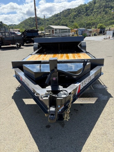 New 2025 HTL208 BASELINE Diamond C Trailers 82" X 22' SPLIT-TILT 16000 Equipment Trailer GRAY