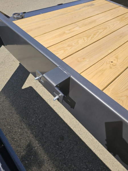 New 2025 HTL208 BASELINE Diamond C Trailers 82" X 22' SPLIT-TILT Equipment Trailer GRAY