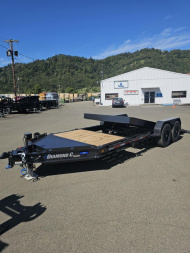 New 2025 DIAMOND C HDT207 82X20 SPLIT TILT 14K EQUIPMENT TRAILER CEMENT GRAY