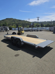 New 2025 DIAMOND C HDT207 82X20 SPLIT TILT 14K EQUIPMENT TRAILER CEMENT GRAY UPGRADED TIRES