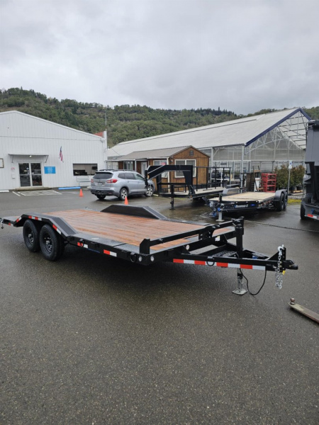 New CAR HAULER 2026 10K VERSATILE HD718TA3 7X18 ROCK CRAWLER DRIVE OVER FENDERS TRAILER