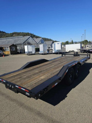 New 2026 VERSATILE HD7X20TA4 7X20 14K ROCK CRAWLER FLATBED CAR HAULER TRAILER