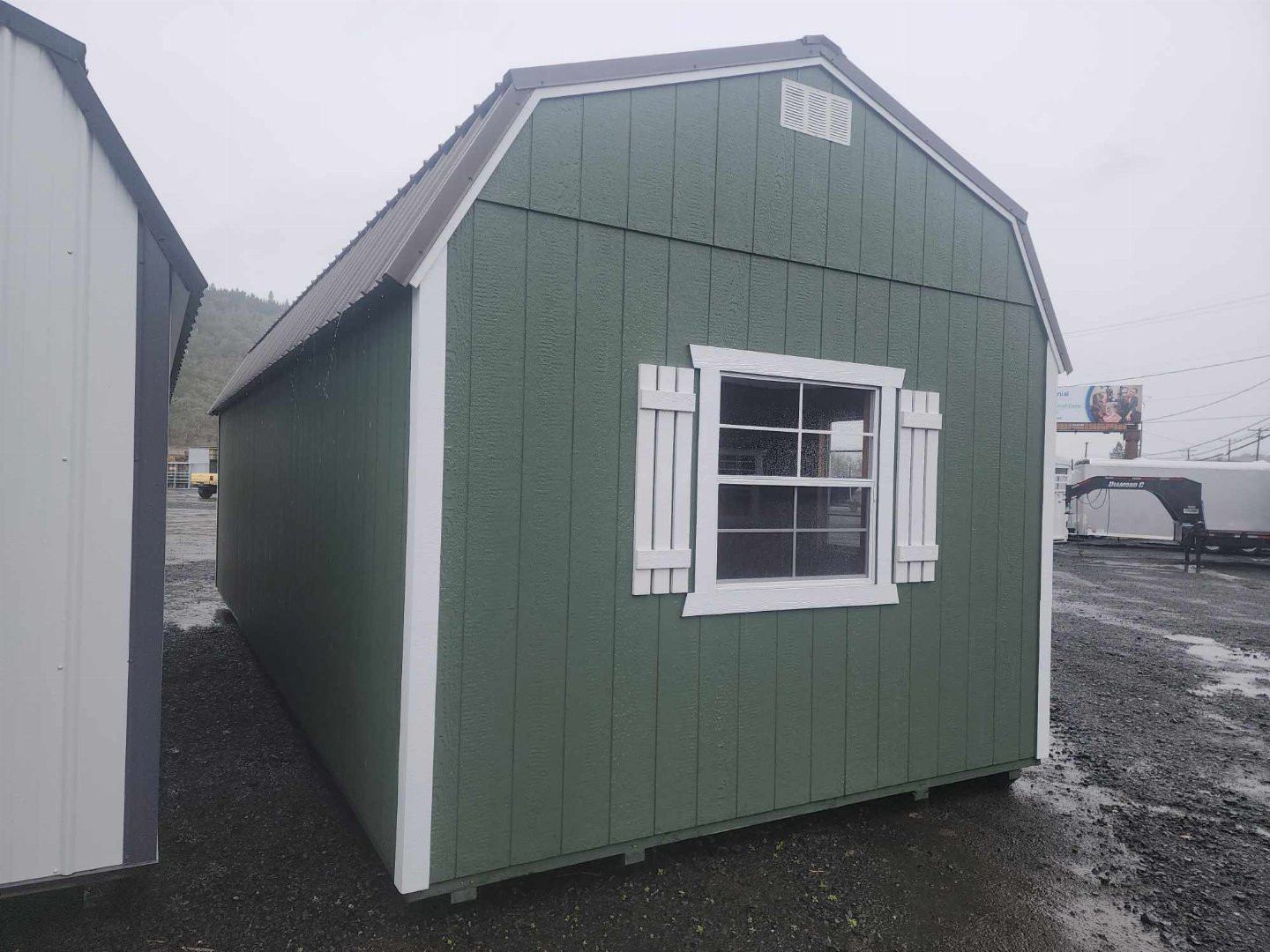 New 2025 Old Hickory 12x28 WLCPHX CENTER PORCH PACKAGE BARN SHED