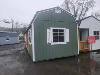 New 2025 Old Hickory 12x28 WLCPHX CENTER PORCH PACKAGE BARN SHED