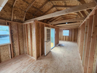 New 2025 Old Hickory 12x28 WLCPHX CENTER PORCH PACKAGE BARN SHED