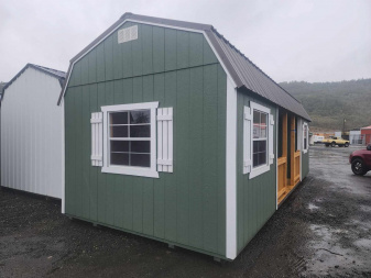 New 2025 Old Hickory 12x28 WLCPHX CENTER PORCH PACKAGE BARN SHED