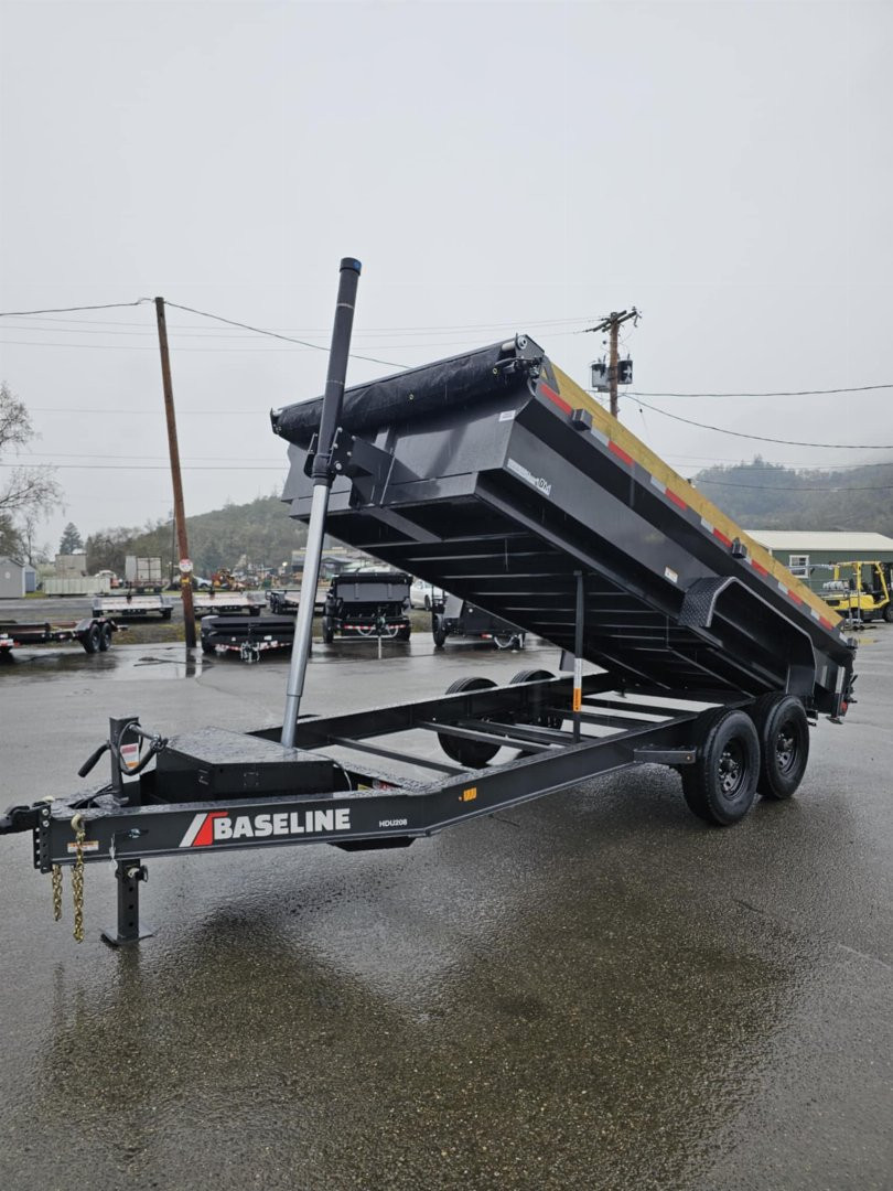 New 2025 DIAMOND C BASELINE HDU208 16K 16X82 DUMP TRAILER METALLIC GRAY