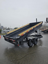 New 2025 DIAMOND C BASELINE HDU208 16K 16X82 DUMP TRAILER METALLIC GRAY