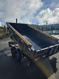 New 2025 Diamond C LPT207 82X14 LOW PROFILE 14K Dump Trailer METALLIC GRAY
