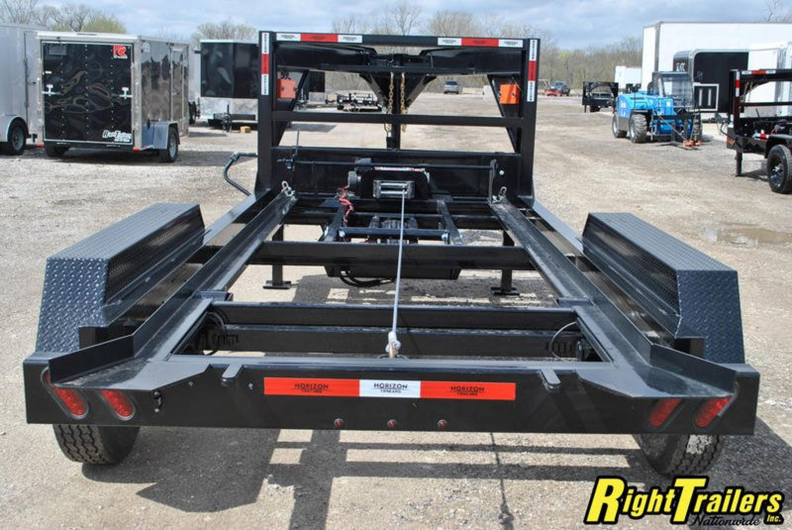 New 2023 7x14 Horizon Gooseneck RDZ Roll Off Trailer RDZGN-14