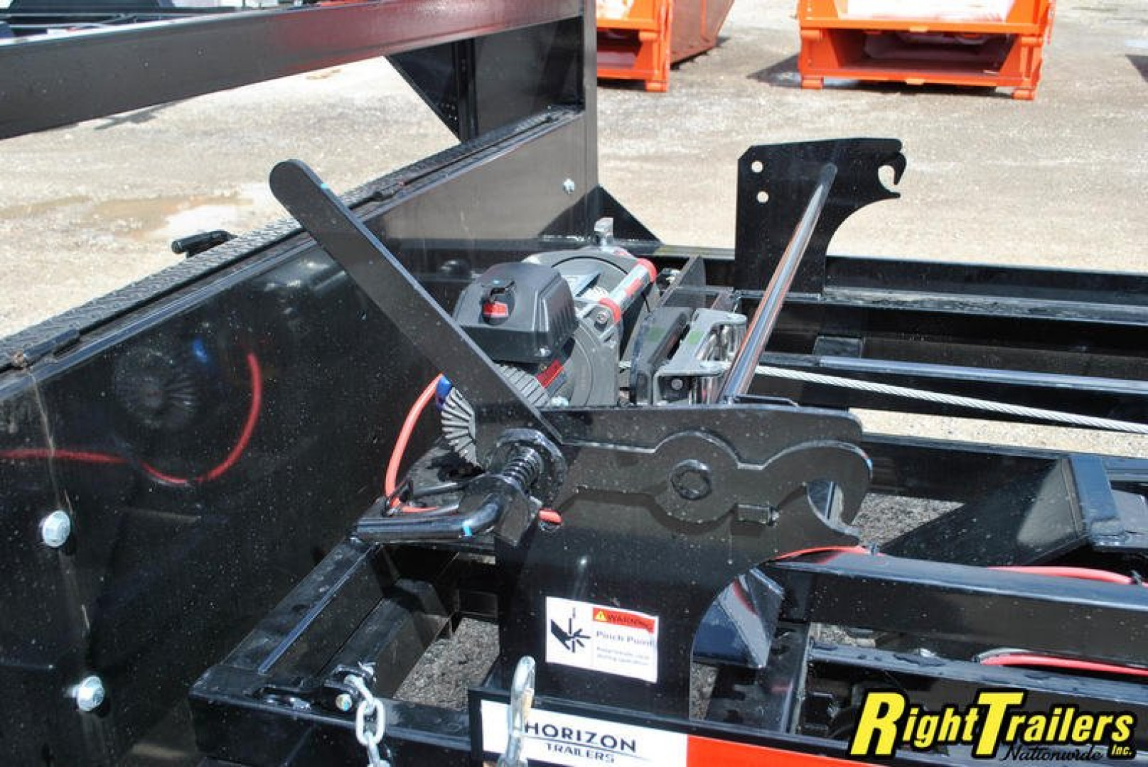 New 2023 7x14 Horizon Gooseneck RDZ Roll Off Trailer RDZGN-14