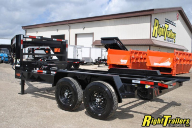 New 2023 7x14 Horizon Gooseneck RDZ Roll Off Trailer RDZGN-14