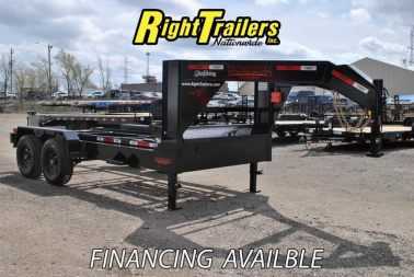 New 2023 7x14 Horizon Gooseneck RDZ Roll Off Trailer RDZGN-14
