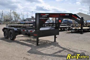 New 2023 7x14 Horizon Gooseneck RDZ Roll Off Trailer RDZGN-14