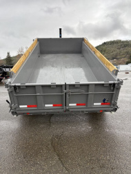 New 2025 Diamond C Trailers LPT207 82X14 LOW PROFILE 14K Dump Trailer CEMENT GRAY