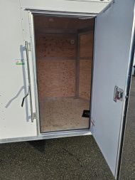 New 2025 Continental Cargo VHW612SA 6X12 Enclosed Cargo Trailer WHITE RAMP