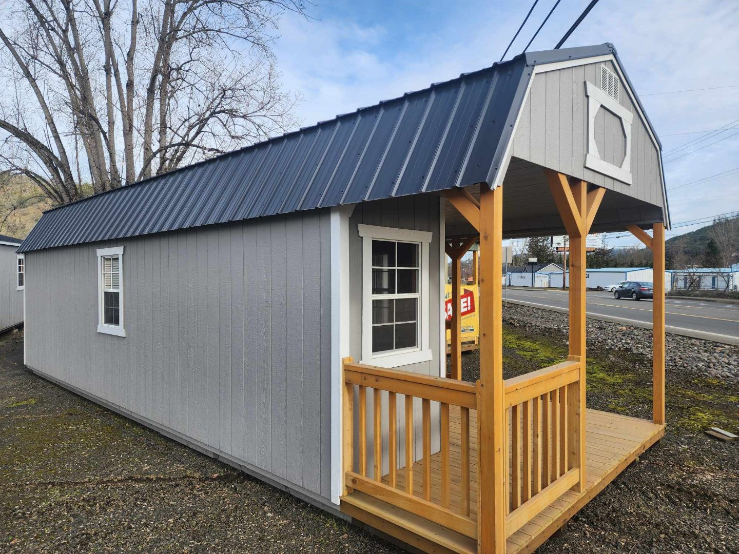 New 2024 Old Hickory WDLPHX 12X32 Deluxe Playhouse Package Shed