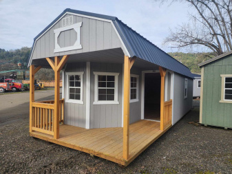 New 2024 Old Hickory WDLPHX 12X32 Deluxe Playhouse Package Shed