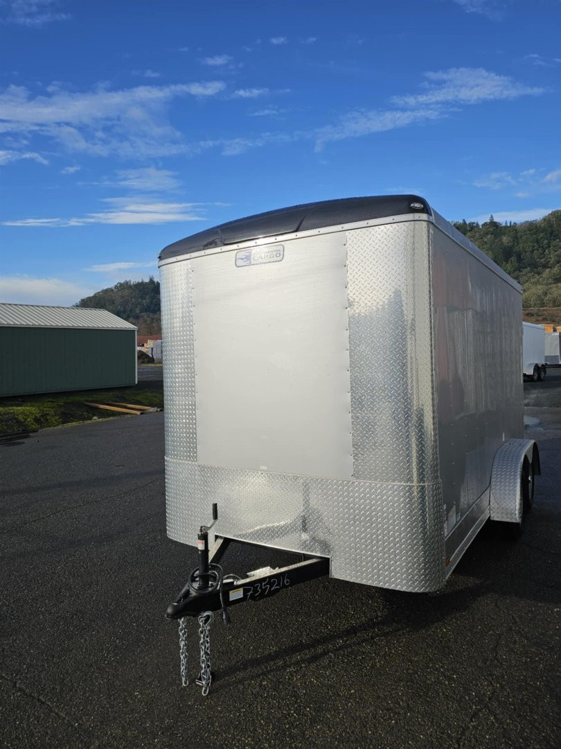 New 2025 Continental Cargo TW714TA2 7X14 Enclosed Cargo Trailer DIAMOND ICE RAMP