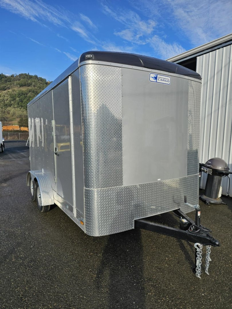 New 2025 Continental Cargo TW714TA2 7X14 Enclosed Cargo Trailer DIAMOND ICE RAMP