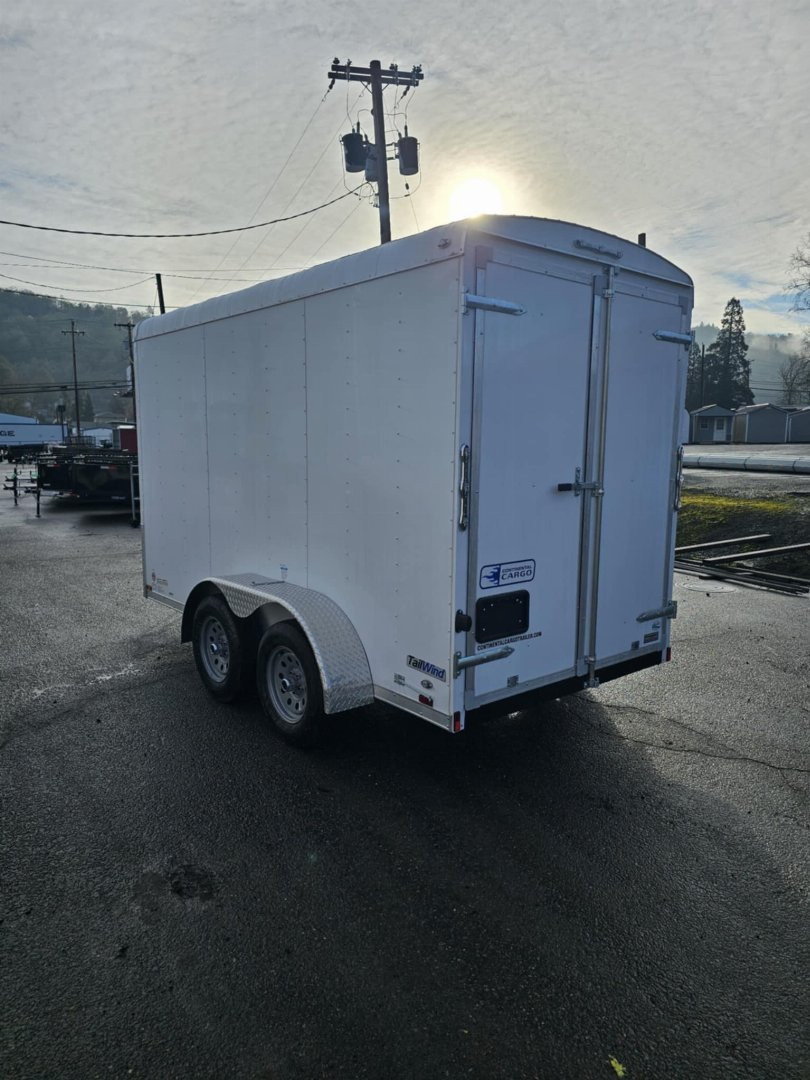 New 2025 Continental Cargo TW612TA2 6X12 Enclosed Cargo Trailer WHITE