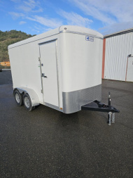 New 2025 Continental Cargo TW612TA2 6X12 Enclosed Cargo Trailer WHITE