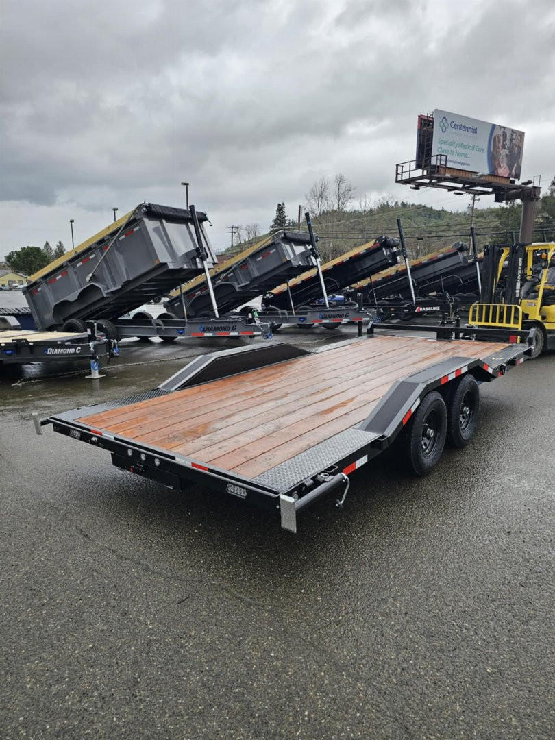 New 2025 VERSATILE HD720TA3 7X20 ROCK CRAWLER DRIVE OVER FENDERS 10K CAR HAULER TRAILER