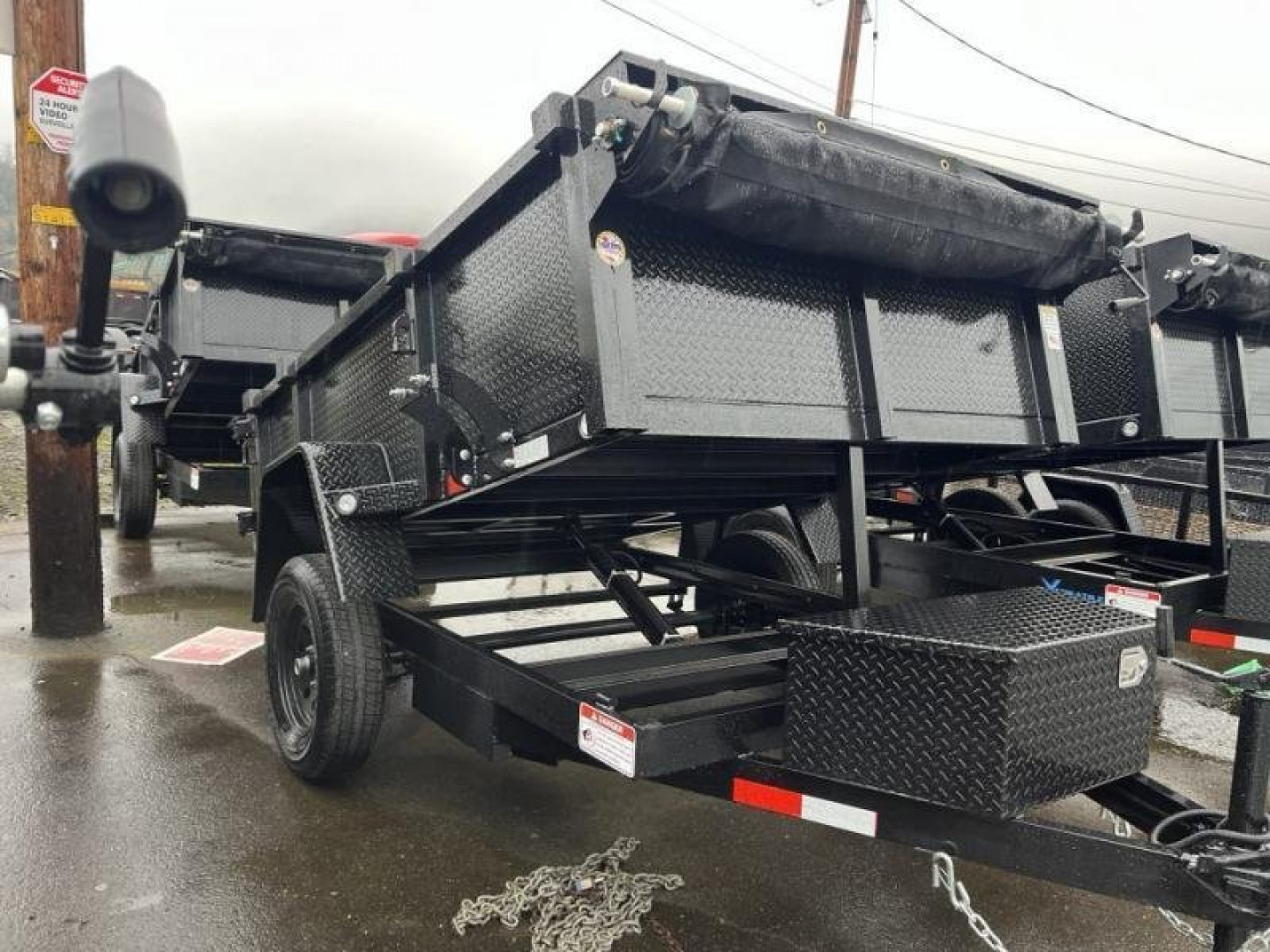 New 2026 VERSATILE SINGLE AXLE PTM58SA 5X8 3K MINI Dump Trailer