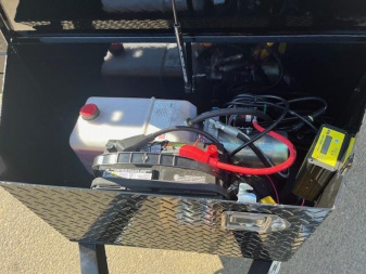 New 2026 VERSATILE SINGLE AXLE PTM58SA 5X8 3K MINI Dump Trailer