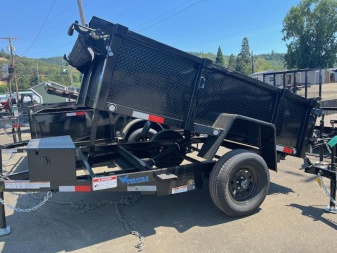 New 2026 VERSATILE SINGLE AXLE PTM58SA 5X8 3K MINI Dump Trailer