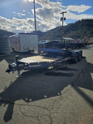 New 2025 DIAMOND C HDT207 82X20 SPLIT TILT EQUIPMENT TRAILER CARBON METALLIC