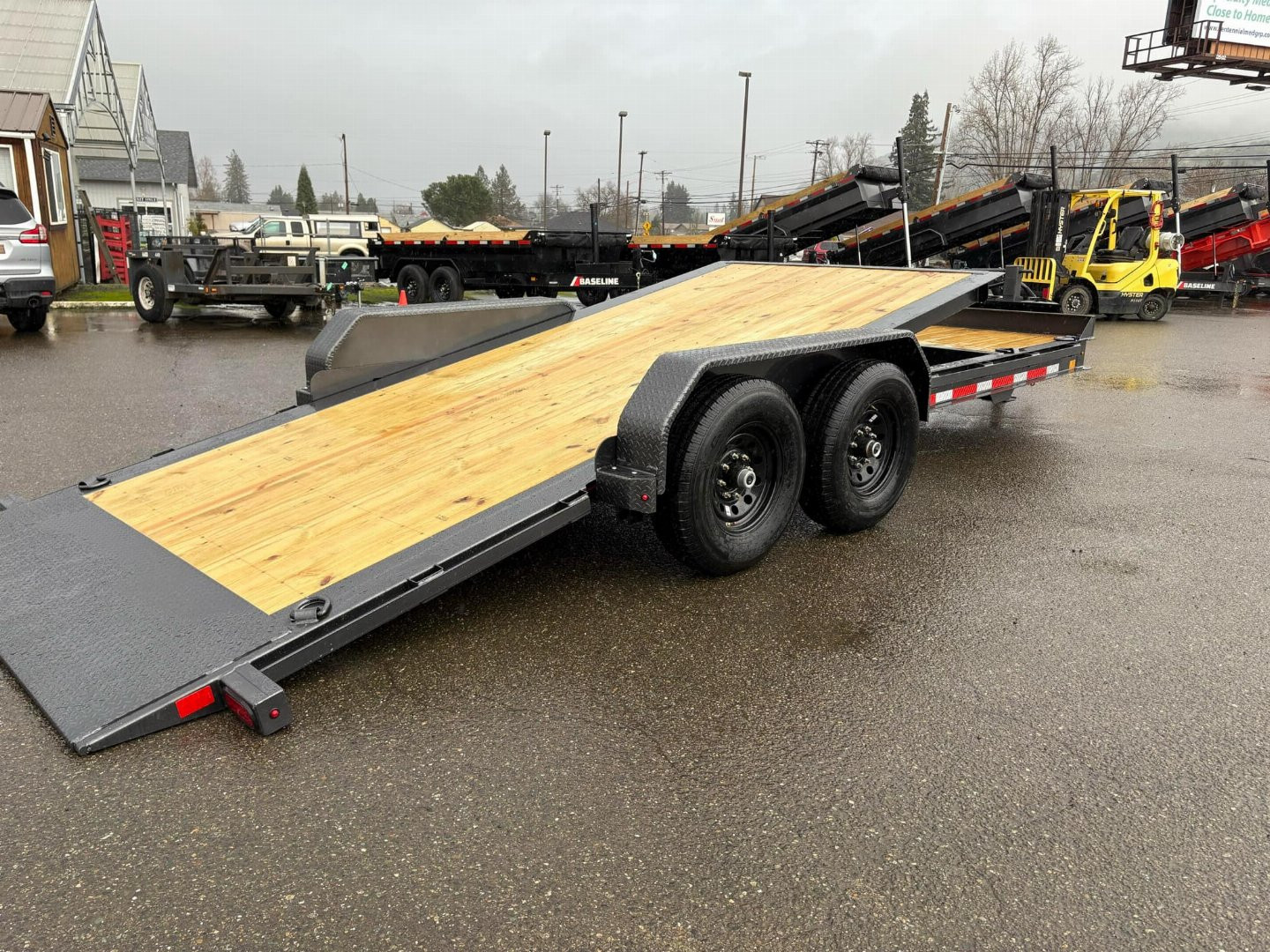 New 2025 HTL207 BASELINE Diamond C Trailers 82" X 20' SPLIT-TILT Equipment Trailer