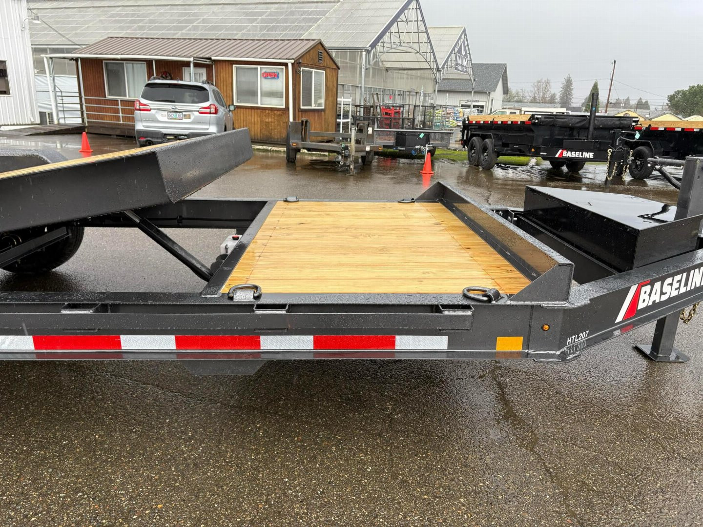 New 2025 HTL207 BASELINE Diamond C Trailers 82" X 20' SPLIT-TILT Equipment Trailer