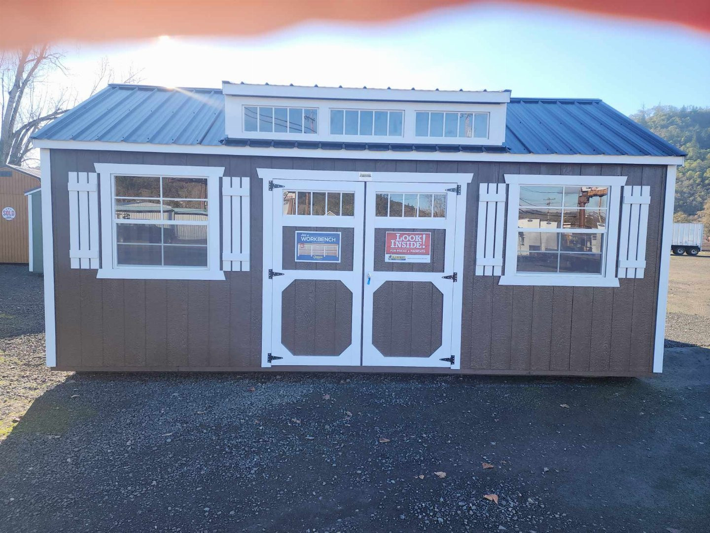 New 2024 OLD HICKORY WSUTD DORMER PACKAGE 10X20 UTILITY SHED