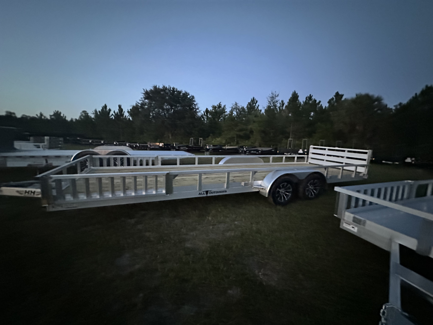New 2026 H&H Trailers H8224TRSAV-070 (82" x 24' 7k) ATV Trailer