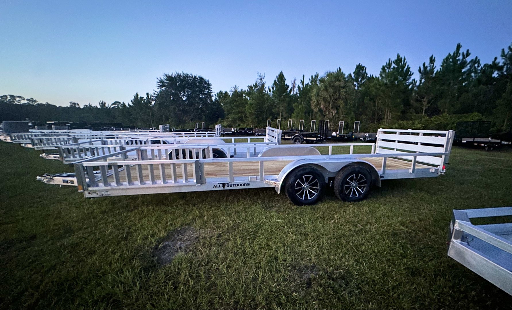 New 2026 H&H Trailers H8224TRSAV-070 (82" x 24' 7k) ATV Trailer