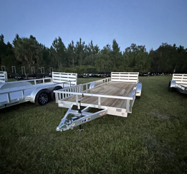 New 2026 H&H Trailers H8224TRSAV-070 (82" x 24' 7k) ATV Trailer