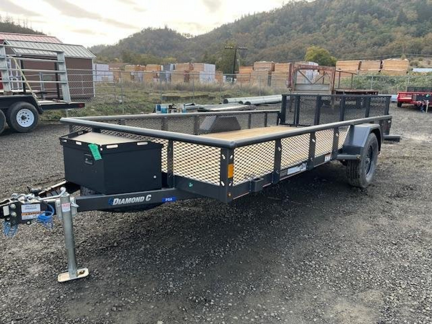 New 2025 Diamond C Trailers PSA135 77" X 14' Utility Trailer