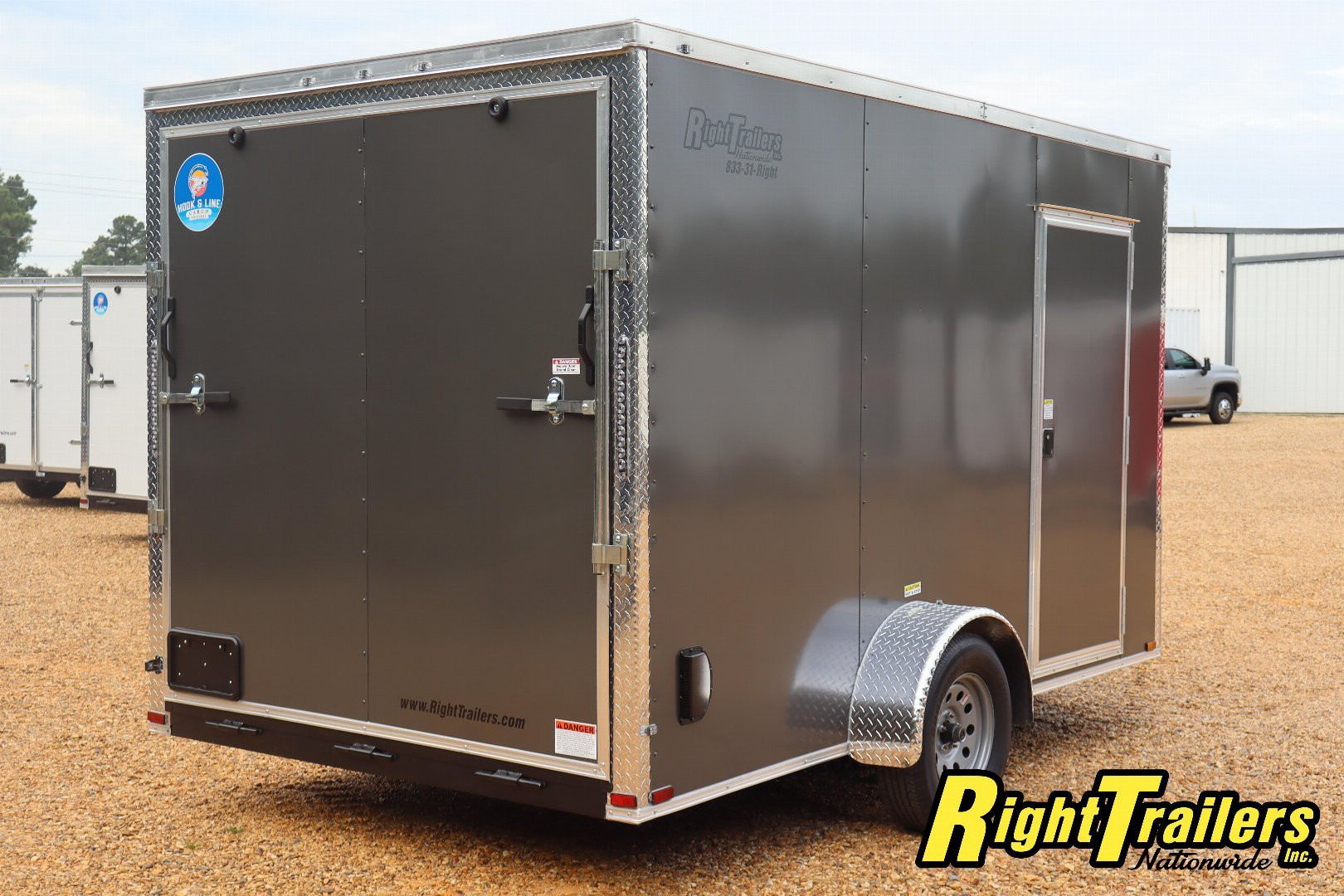 New 2025 7X12 HOOK & LINE CARGO