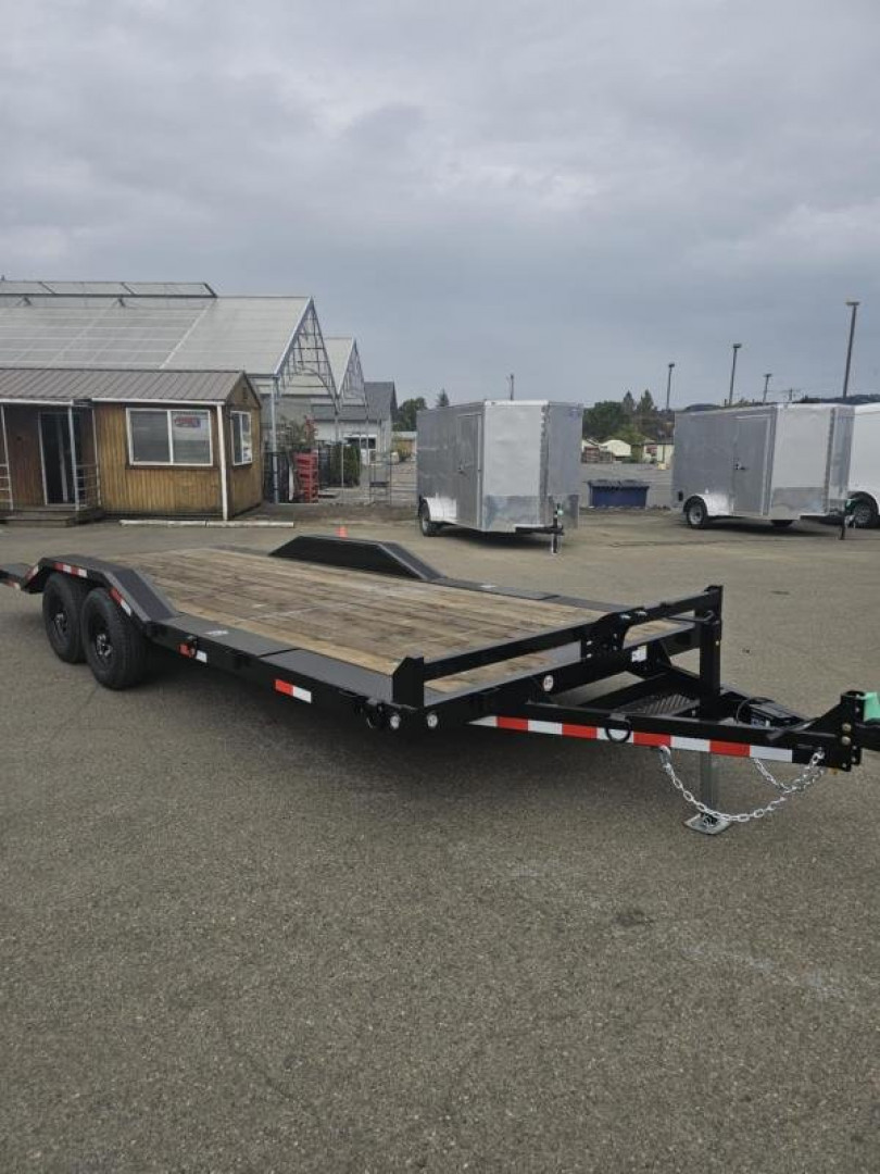 New 2025 VERSATILE HD7X20TA3 7X20 10K ROCK CRAWLER FLATBED CAR HAULER TRAILER